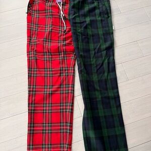 Concepts (CNCPTS) Men’s Plaid Pants - Red and Green